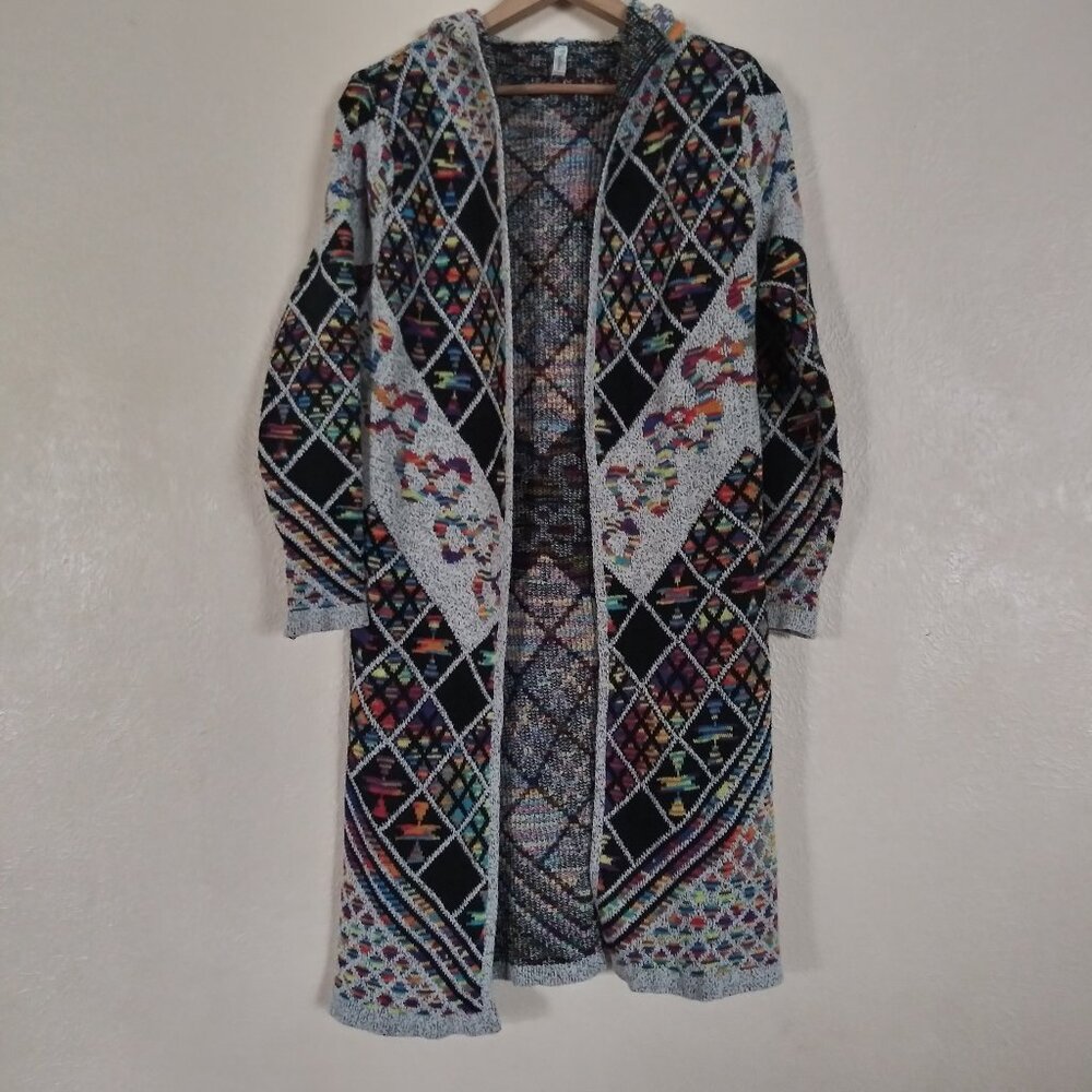 Pinkilicious Rainbow Sweater Duster Women's Small